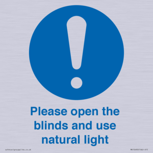 MV10490: Please open the blinds and use natural light