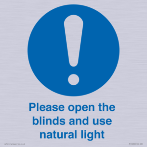 MV10490: Please open the blinds and use natural light