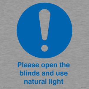 MV10490: Please open the blinds and use natural light