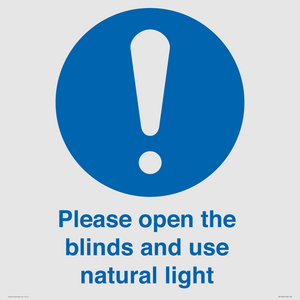 MV10490: Please open the blinds and use natural light