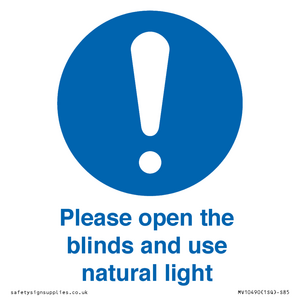 MV10490: Please open the blinds and use natural light