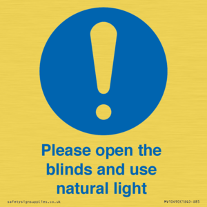 MV10490: Please open the blinds and use natural light
