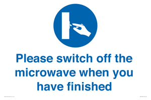 MV10494: Please switch off the microwave when you have finished