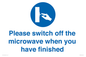 MV10494: Please switch off the microwave when you have finished