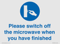 MV10494: Please switch off the microwave when you have finished