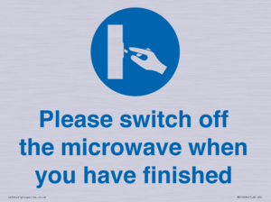 MV10494: Please switch off the microwave when you have finished