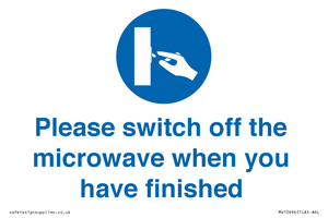 MV10494: Please switch off the microwave when you have finished