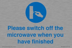 MV10494: Please switch off the microwave when you have finished