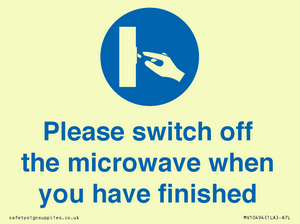 MV10494: Please switch off the microwave when you have finished