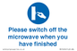 MV10494: Please switch off the microwave when you have finished