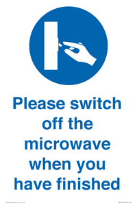 MV10494: Please switch off the microwave when you have finished