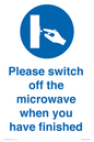 MV10494: Please switch off the microwave when you have finished