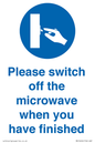 MV10494: Please switch off the microwave when you have finished