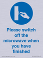 MV10494: Please switch off the microwave when you have finished