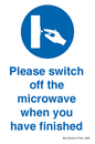 MV10494: Please switch off the microwave when you have finished