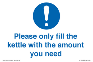 MV10502: Please only fill the kettle with the amount you need