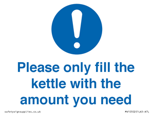 MV10502: Please only fill the kettle with the amount you need