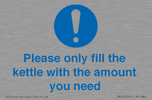 MV10502: Please only fill the kettle with the amount you need