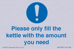 MV10502: Please only fill the kettle with the amount you need