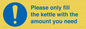 MV10502: Please only fill the kettle with the amount you need