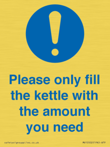MV10502: Please only fill the kettle with the amount you need