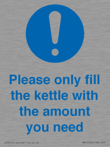 MV10502: Please only fill the kettle with the amount you need