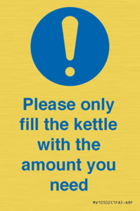 MV10502: Please only fill the kettle with the amount you need