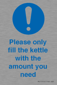 MV10502: Please only fill the kettle with the amount you need