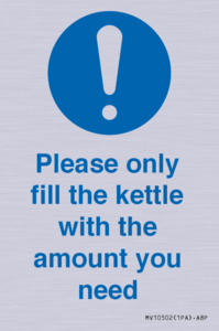 MV10502: Please only fill the kettle with the amount you need