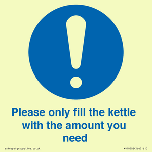MV10502: Please only fill the kettle with the amount you need