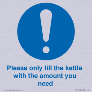 MV10502: Please only fill the kettle with the amount you need