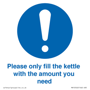 MV10502: Please only fill the kettle with the amount you need