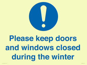 MV10504: Please keep doors and windows closed during the winter