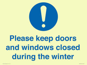 MV10504: Please keep doors and windows closed during the winter