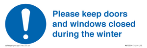 MV10504: Please keep doors and windows closed during the winter