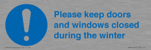 MV10504: Please keep doors and windows closed during the winter