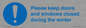MV10504: Please keep doors and windows closed during the winter