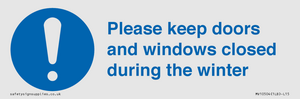 MV10504: Please keep doors and windows closed during the winter