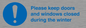 MV10504: Please keep doors and windows closed during the winter
