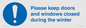 MV10504: Please keep doors and windows closed during the winter