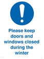 MV10504: Please keep doors and windows closed during the winter