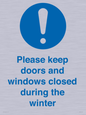 MV10504: Please keep doors and windows closed during the winter