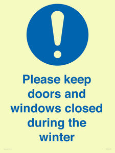 MV10504: Please keep doors and windows closed during the winter