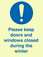 MV10504: Please keep doors and windows closed during the winter
