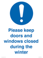 MV10504: Please keep doors and windows closed during the winter