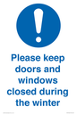 MV10504: Please keep doors and windows closed during the winter