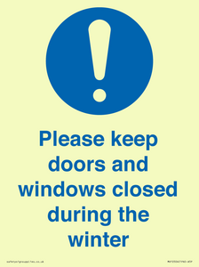 MV10504: Please keep doors and windows closed during the winter