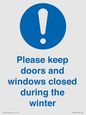MV10504: Please keep doors and windows closed during the winter