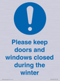 MV10504: Please keep doors and windows closed during the winter