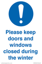 MV10504: Please keep doors and windows closed during the winter